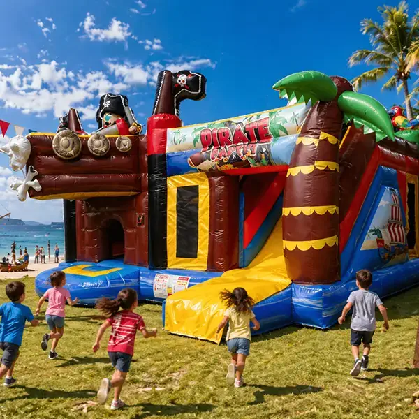 chateau gonflable pirate animations eden events bouches du rhone